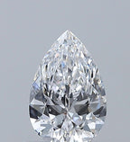 Diamante Naturale Taglio Goccia 0.5ct VG/VG D VVS1 - GIA - 6.95x4.49x2.71mm
