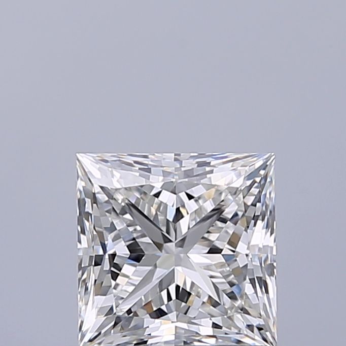 Diamante Naturale Taglio Princess 0.81ct EX/EX G VVS1 - GIA - 4.96x4.96x3.66mm
