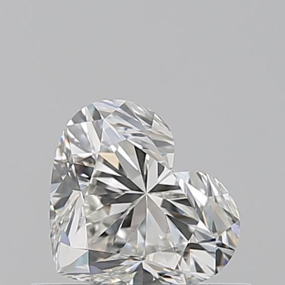 Diamante Naturale Taglio Cuore 0.5ct VG/VG H IF - GIA - 4.63x5.44x3.38mm