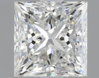 Diamante Naturale Taglio Princess 1.5ct EX/VG G VS2 - GIA - 6.12x5.94x4.53mm