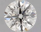 Diamante Naturale Taglio Brillante 0.57ct 3EX I VVS1 - IGI - 5.24x5.27x3.34mm