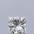 Diamante Naturale Taglio Princess 0.42ct EX/EX H IF - GIA - 4.07x4.03x2.96mm