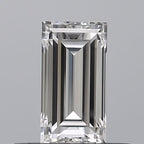 Diamante Naturale Taglio Baguette 0.52ct EX/EX E VVS1 - GIA - 6.17x3.27x2.42mm