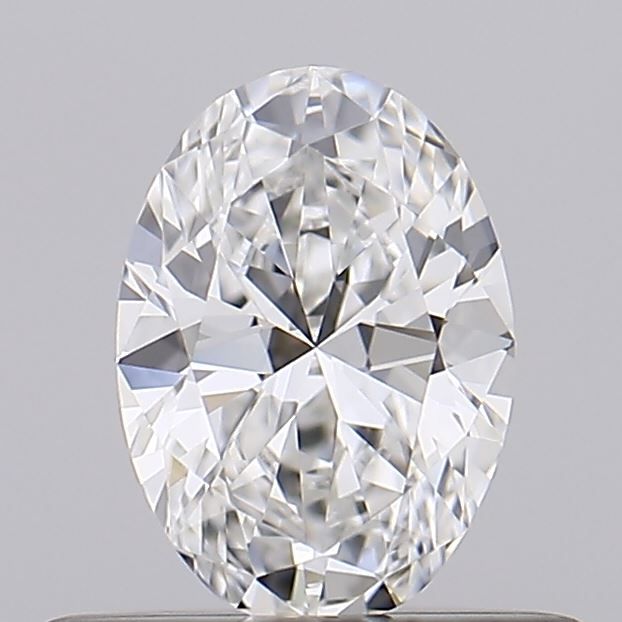 Diamante Naturale Taglio Ovale 0.42ct VG/EX F IF - GIA - 6.03x4.25x2.57mm