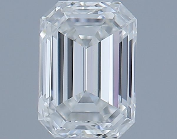 Diamante Naturale Taglio Smeraldo 0.4ct VG/EX F VS1 - GIA - 4.91x3.49x2.39mm