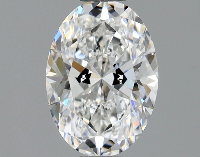 Diamante Naturale Taglio Ovale 0.9ct EX/EX E VVS2 - GIA - 7.58x5.42x3.45mm