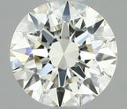 Diamante Naturale Taglio Brillante 0.5ct 3EX J IF - IGI - 5.1x5.13x3.12mm