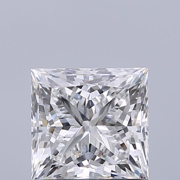 Diamante Naturale Taglio Princess 0.91ct EX/VG E VS2 - GIA - 5.18x5.14x3.81mm