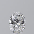 Diamante Naturale Taglio Ovale 1ct G/EX D VVS2 - GIA - 7.76x5.59x3.53mm