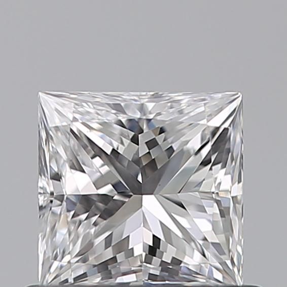 Diamante Naturale Taglio Princess 0.59ct G/VG D VS1 - GIA - 4.63x4.57x3.36mm