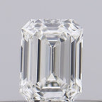 Diamante Naturale Taglio Smeraldo 0.23ct G/VG H VVS1 - GIA - 4.12x3.03x1.9mm