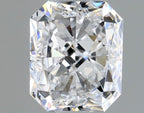 Diamante Naturale Taglio Radiant 1.01ct VG/EX D VVS1 - GIA - 5.98x4.95x3.57mm