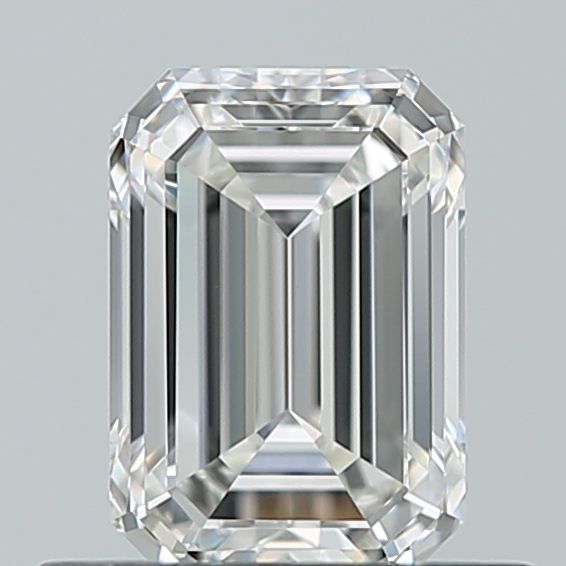 Diamante Naturale Taglio Smeraldo 0.7ct EX/EX F VVS1 - IGI - 6.07x4.19x2.82mm