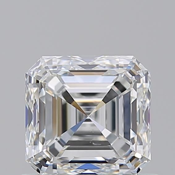 Diamante Naturale Taglio Asscher 0.91ct EX/EX F VS1 - GIA - 5.27x5.09x3.6mm