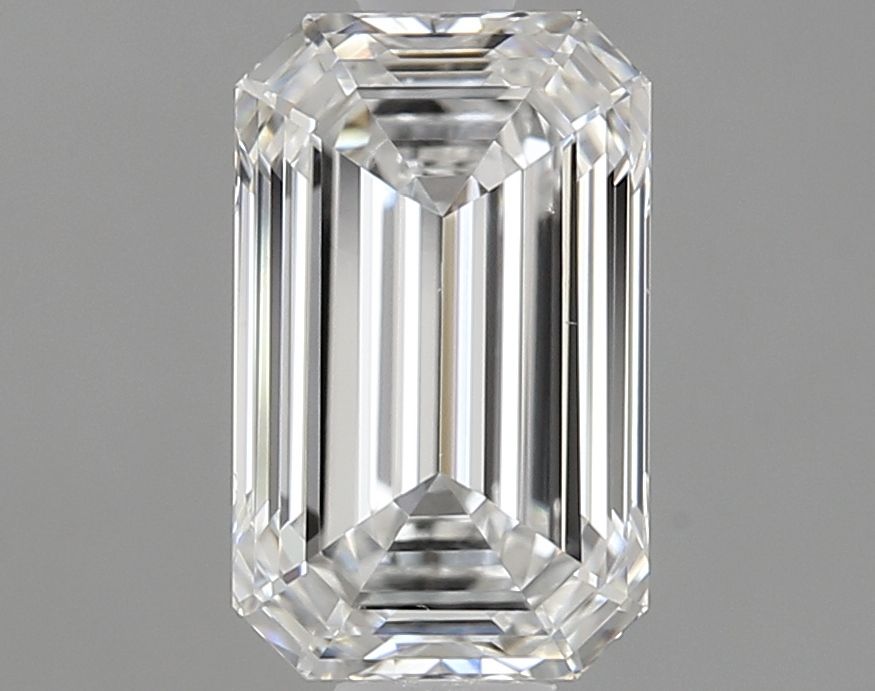 Diamante Naturale Taglio Smeraldo 1.21ct VG/EX E VVS2 - GIA - 7.76x4.84x3.11mm
