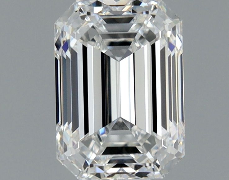 Diamante Naturale Taglio Smeraldo 0.9ct VG/EX F IF - GIA - 6.31x4.51x3.19mm