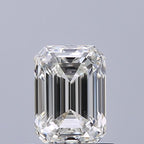 Diamante Naturale Taglio Smeraldo 0.9ct EX/EX G VVS1 - IGI - 6.4x4.58x3.09mm