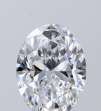 Diamante Naturale Taglio Ovale 0.5ct VG/EX D VS1 - GIA - 6.06x4.51x2.8mm