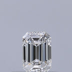 Diamante Naturale Taglio Smeraldo 0.32ct VG/EX D VVS1 - GIA - 4.74x3.3x2.23mm