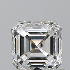 Diamante Naturale Taglio Asscher 0.9ct EX/EX H VVS2 - GIA - 5.28x5.1x3.6mm