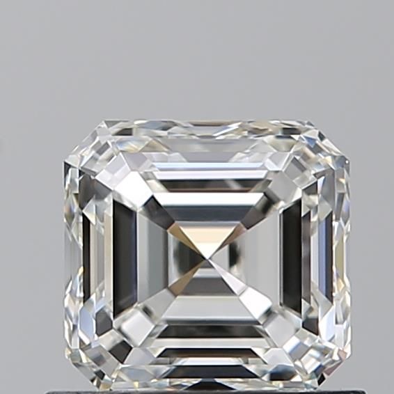 Diamante Naturale Taglio Asscher 0.9ct EX/EX H VVS2 - GIA - 5.28x5.1x3.6mm