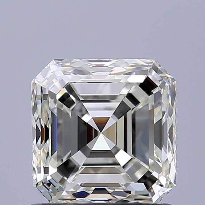 Diamante Naturale Taglio Asscher 1ct VG/EX J VVS1 - GIA - 5.47x5.37x3.67mm