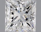 Diamante Naturale Taglio Princess 0.7ct VG/EX D VS2 - GIA - 4.98x4.83x3.59mm