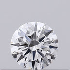 Diamante Naturale Taglio Brillante 0.19ct 3EX D VS2 - GIA - 3.75x3.77x2.23mm