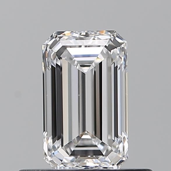 Diamante Naturale Taglio Smeraldo 0.61ct VG/EX D VS1 - GIA - 6.25x3.74x2.61mm