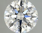 Diamante Naturale Taglio Brillante 0.5ct 3EX E VVS2 - GIA - 5.05x5.01x3.14mm