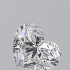 Diamante Naturale Taglio Cuore 0.52ct VG/EX F IF - GIA - 4.54x5.44x3.43mm