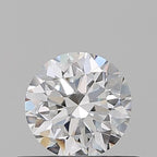 Diamante Naturale Taglio Brillante 0.5ct VG/VG/EX E VVS2 - GIA - 4.96x4.92x3.2mm