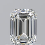 Diamante Naturale Taglio Smeraldo 0.7ct VG/EX H VS1 - GIA - 5.84x4.16x2.85mm