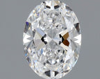 Diamante Naturale Taglio Ovale 1.01ct VG/EX D VS2 - GIA - 7.71x5.63x3.54mm