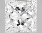 Diamante Naturale Taglio Princess 0.3ct VG/EX E VS2 - GIA - 3.7x3.67x2.69mm