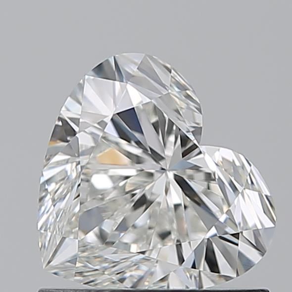 Diamante Naturale Taglio Cuore 0.91ct EX/EX H IF - GIA - 5.94x6.56x3.85mm