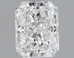 Diamante Naturale Taglio Radiant 0.6ct VG/EX E VVS1 - GIA - 5.52x4.23x3.0mm