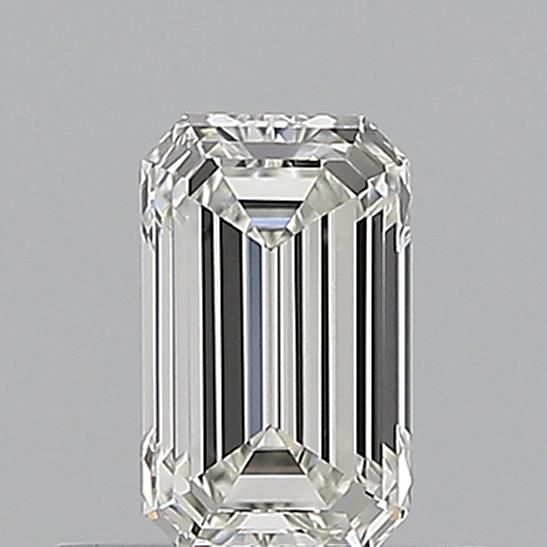 Diamante Naturale Taglio Smeraldo 0.52ct VG/VG H VVS1 - GIA - 5.95x3.6x2.46mm
