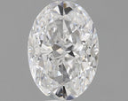 Diamante Naturale Taglio Ovale 1ct VG/EX E VVS2 - GIA - 7.55x5.38x3.44mm