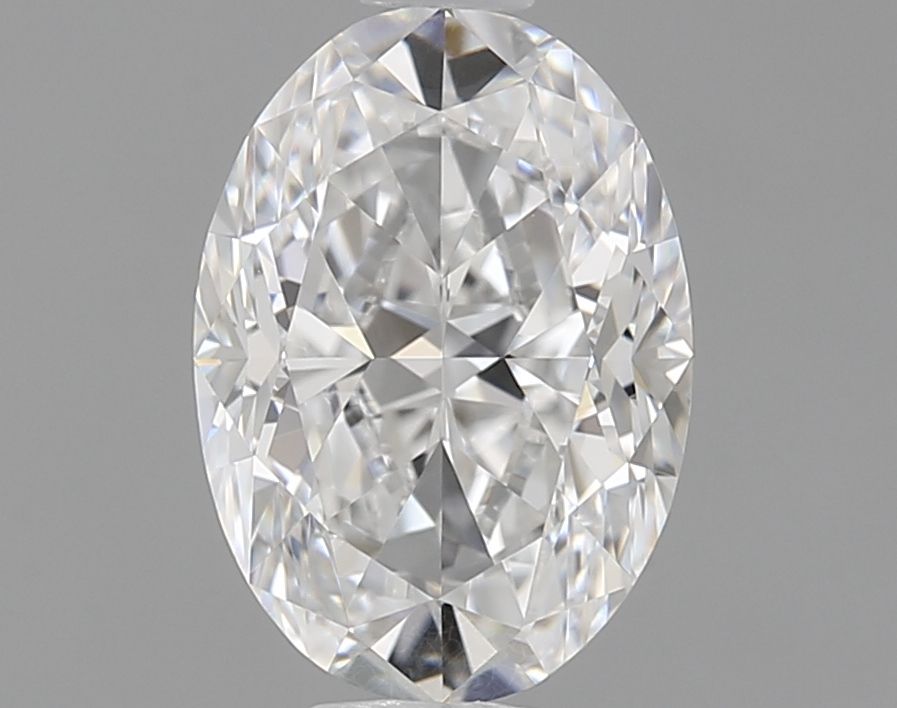 Diamante Naturale Taglio Ovale 1ct VG/EX E VVS2 - GIA - 7.55x5.38x3.44mm