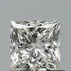 Diamante Naturale Taglio Princess 0.81ct VG/EX J VVS2 - GIA - 5.05x4.96x3.69mm