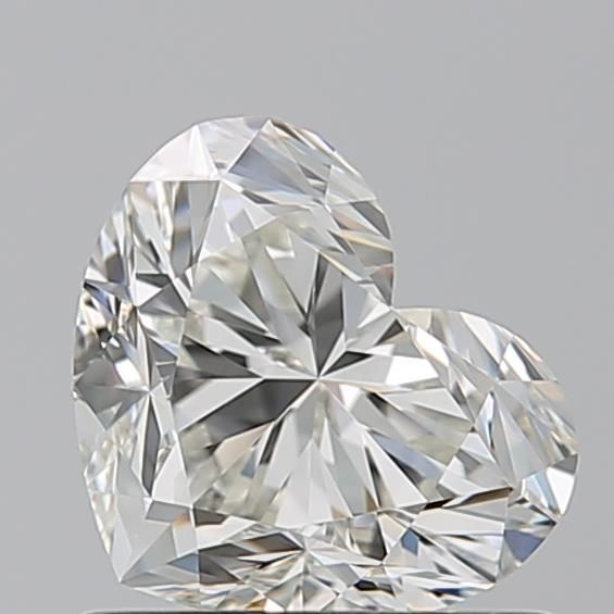 Diamante Naturale Taglio Cuore 0.91ct VG/EX J IF - GIA - 5.44x6.52x4.14mm