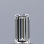Diamante Naturale Taglio Baguette 0.31ct VG/EX E IF - GIA - 5.75x2.73x1.79mm