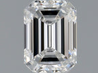 Diamante Naturale Taglio Smeraldo 0.38ct VG/EX E VVS1 - GIA - 4.75x3.44x2.39mm