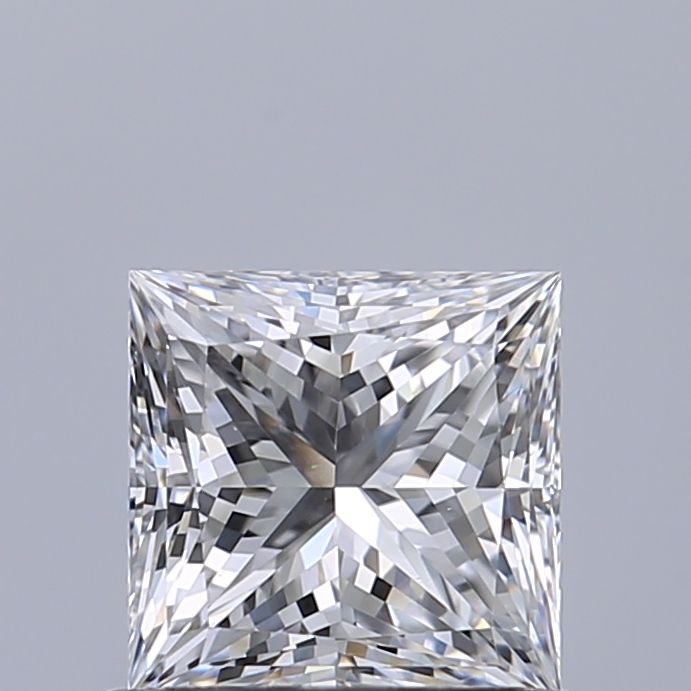 Diamante Naturale Taglio Princess 0.71ct VG/EX D VS2 - GIA - 4.91x4.87x3.58mm
