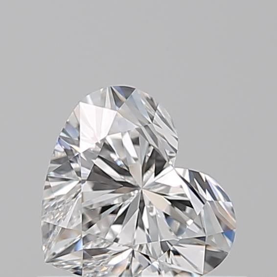 Diamante Naturale Taglio Cuore 0.52ct EX/EX F VVS1 - GIA - 4.92x5.63x3.36mm