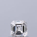 Diamante Naturale Taglio Asscher 0.36ct VG/EX D VVS1 - GIA - 3.94x3.92x2.61mm