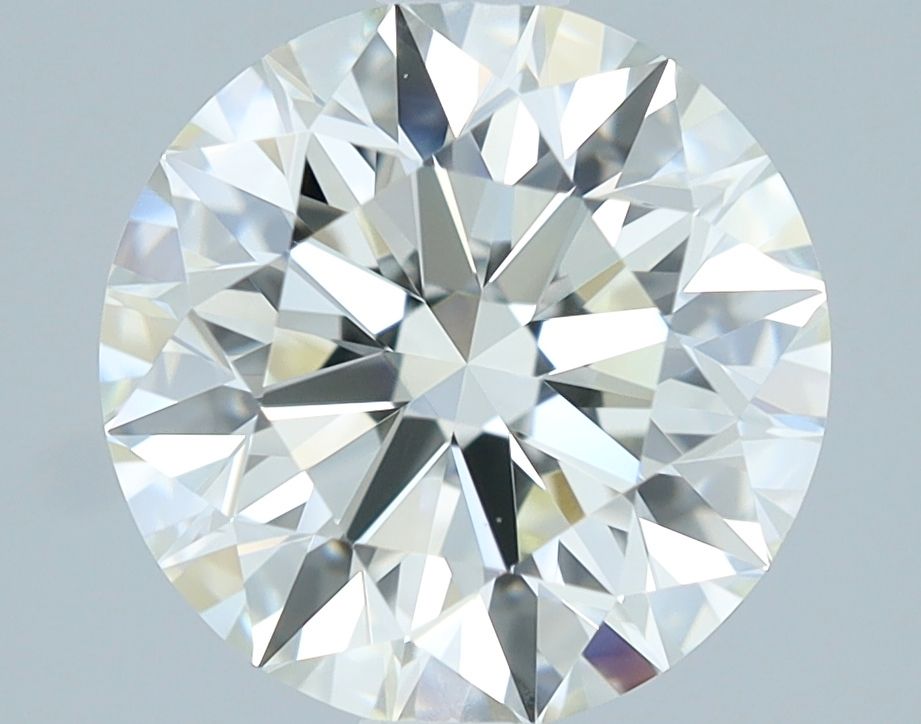Diamante Naturale Taglio Brillante 2.01ct 3EX J VVS2 - IGI - 8.02x8.09x5.03mm