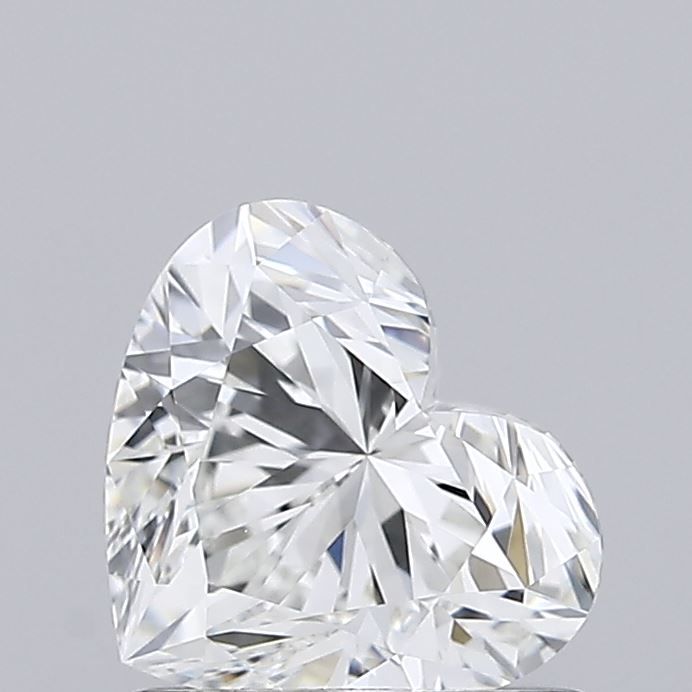 Diamante Naturale Taglio Cuore 1.11ct EX/EX F VVS1 - IGI - 6.02x7.04x4.47mm