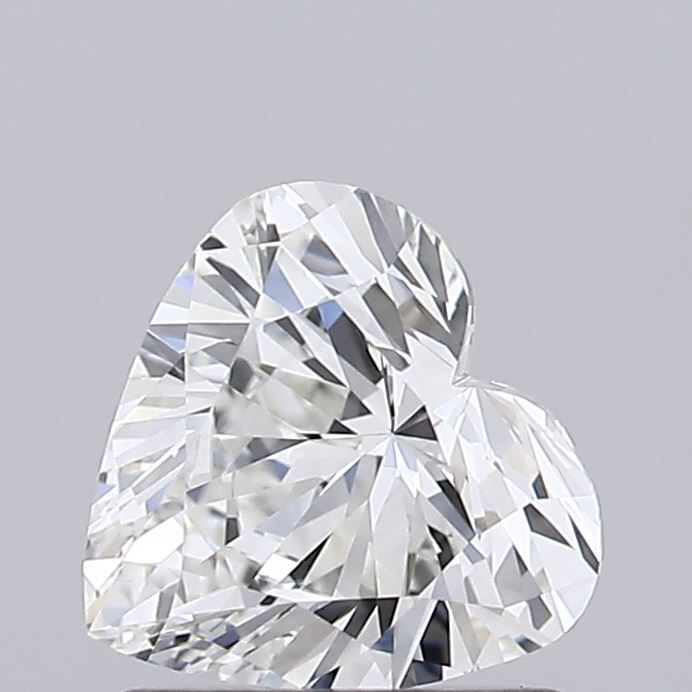 Diamante Naturale Taglio Cuore 0.91ct VG/EX G VVS2 - IGI - 6.34x6.67x3.79mm